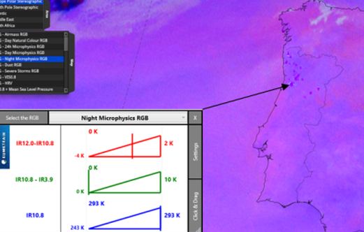Identificação de focos de incêndio durante a noite através das imagens do satélite MSG